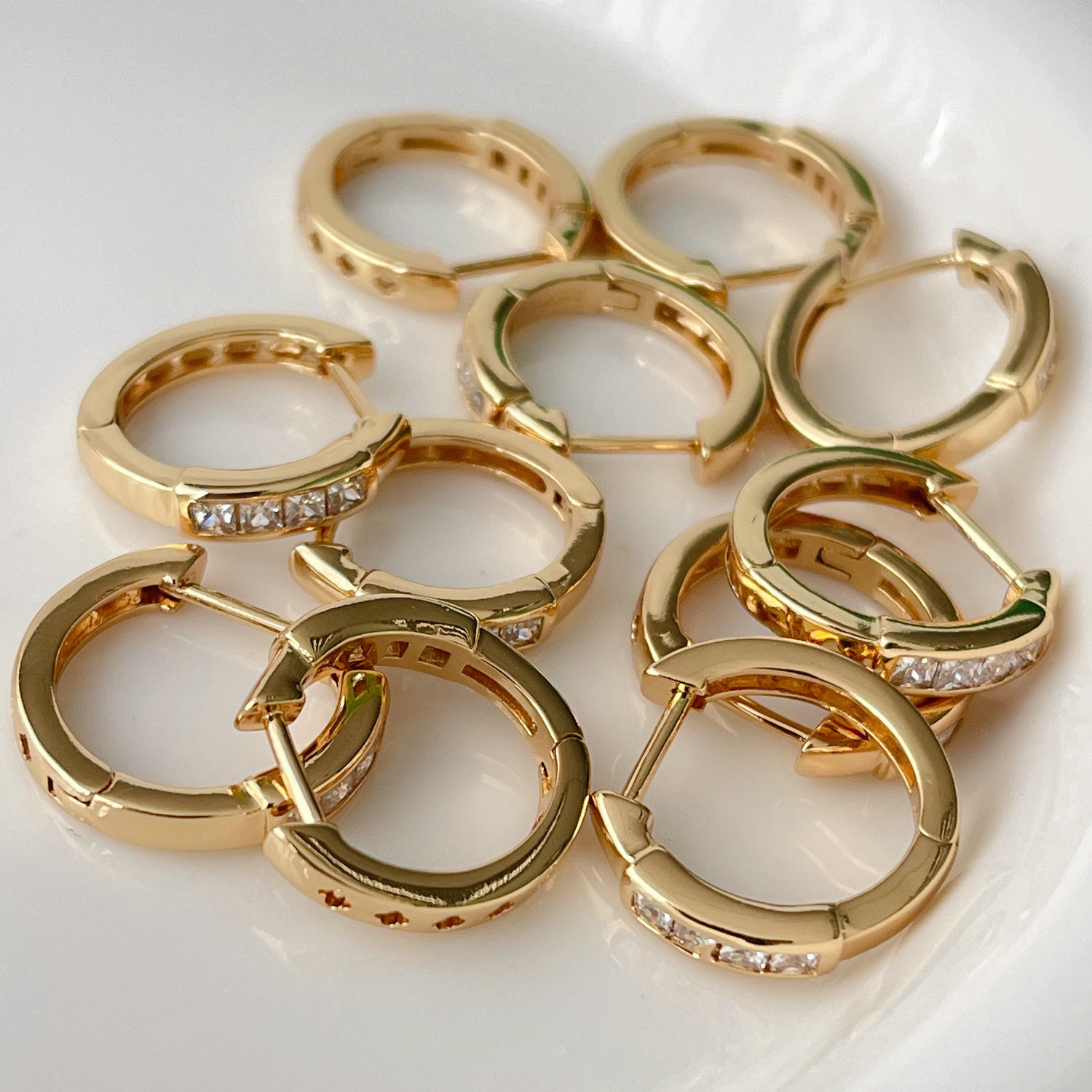 Simple Small Circle Earrings Hoop