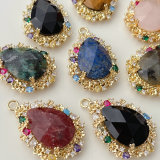 Colorful Big Gemstone Pendant