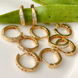 Simple Small Circle Earrings Hoop