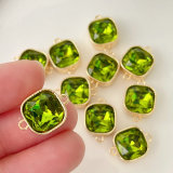 Green Square Connector For Bracelet