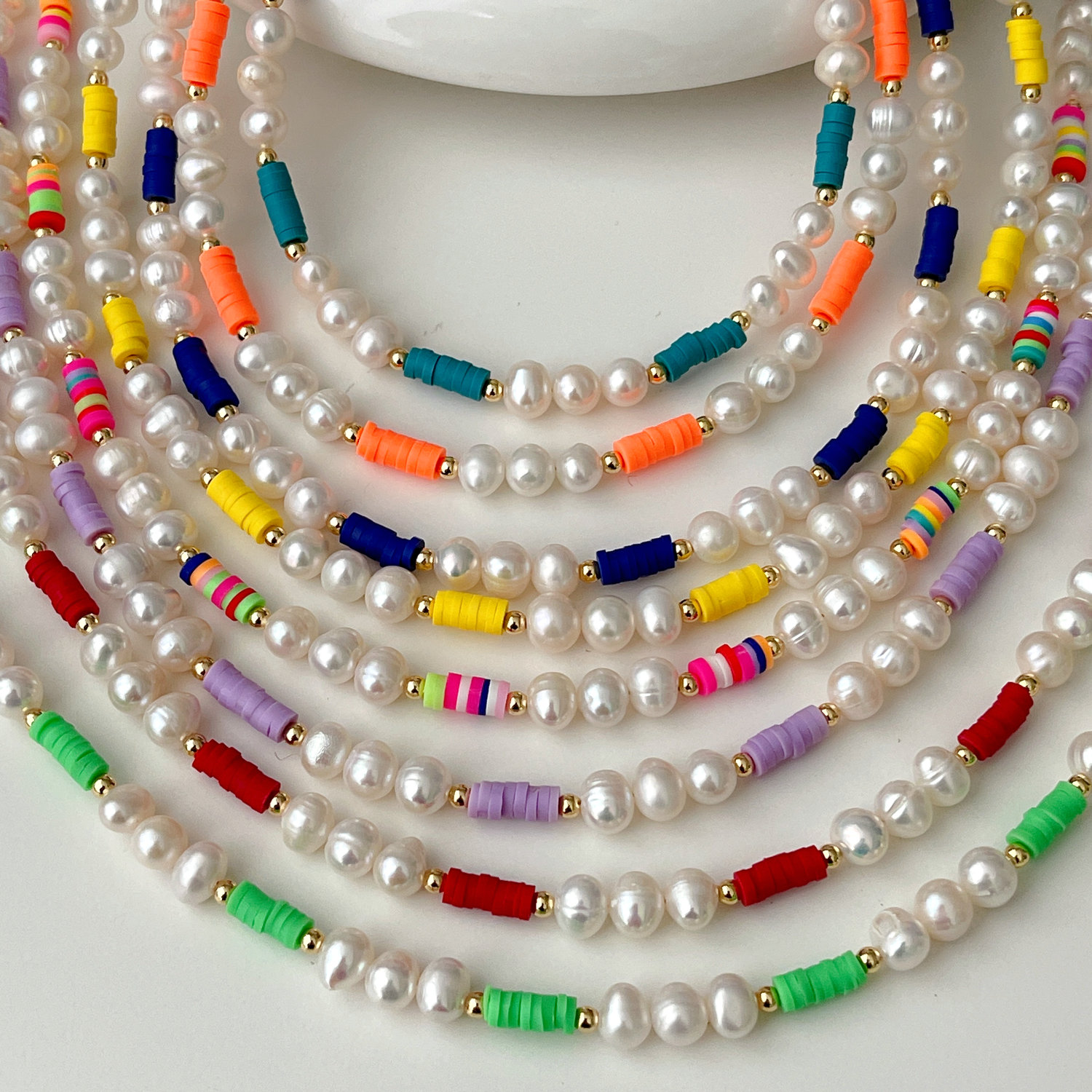Colorful Fresh Water Pearl Necklace