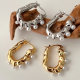 U Shape Pearl Earrings
