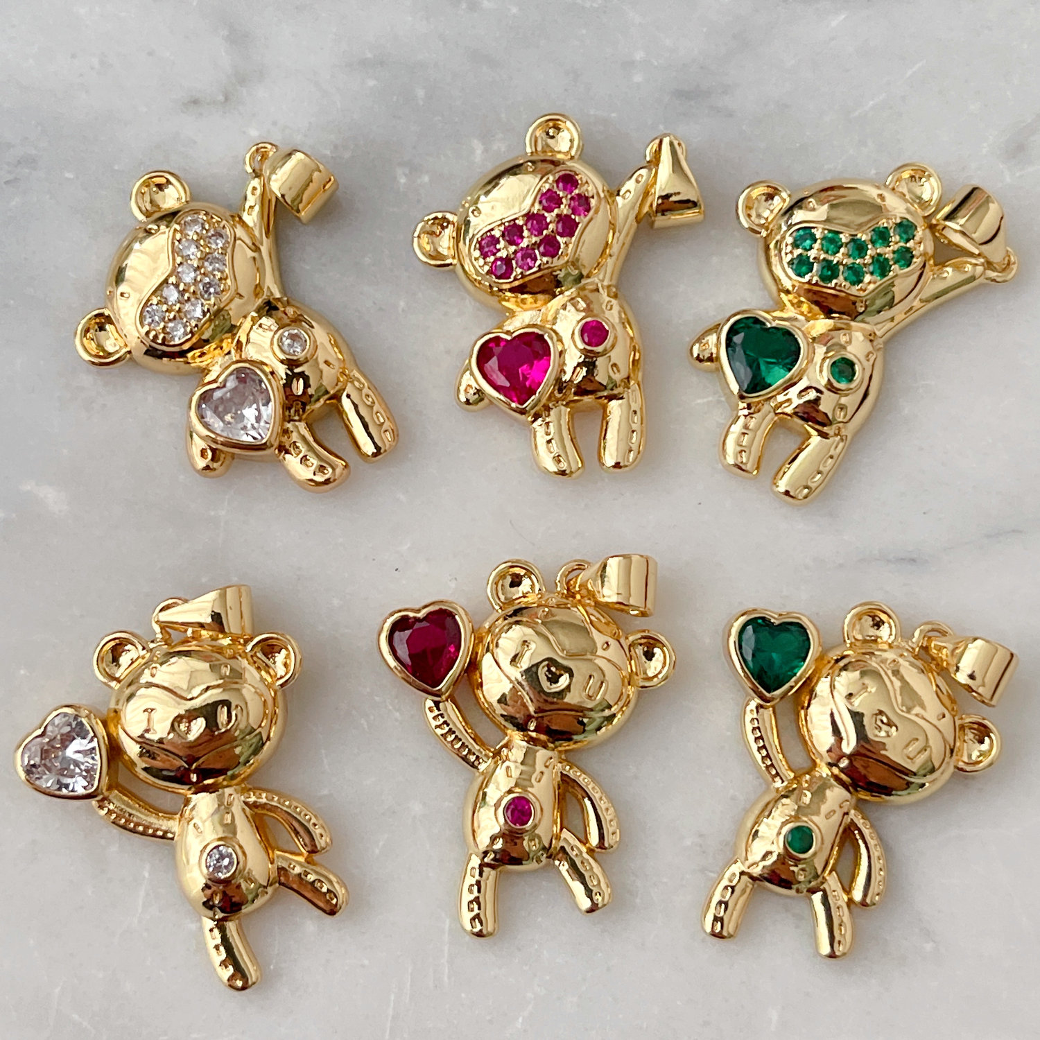 Fashion Bear Charm