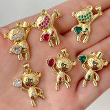 Fashion Bear Charm