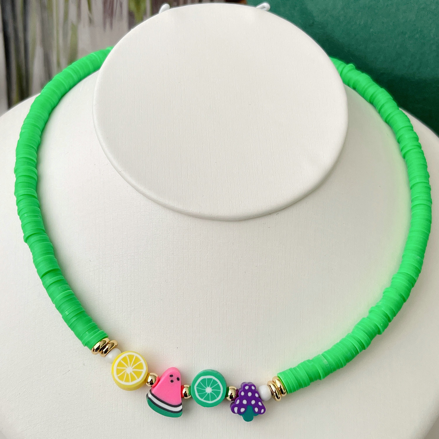 Green Fruit Necklace
