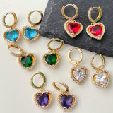 Heart Drop Earrings