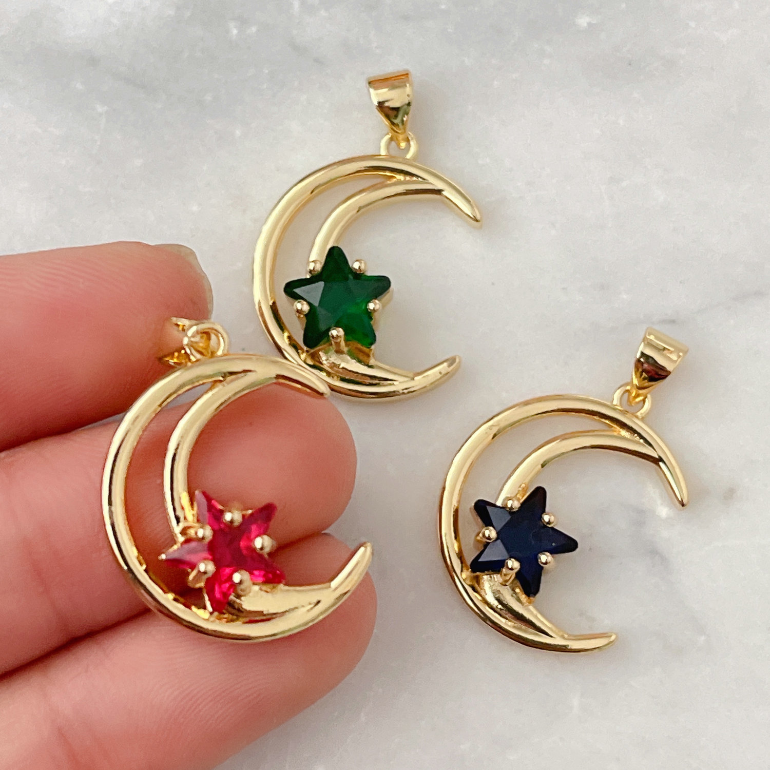 Moon Star Pendant