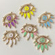 Enamel Eye Pendant For Necklace