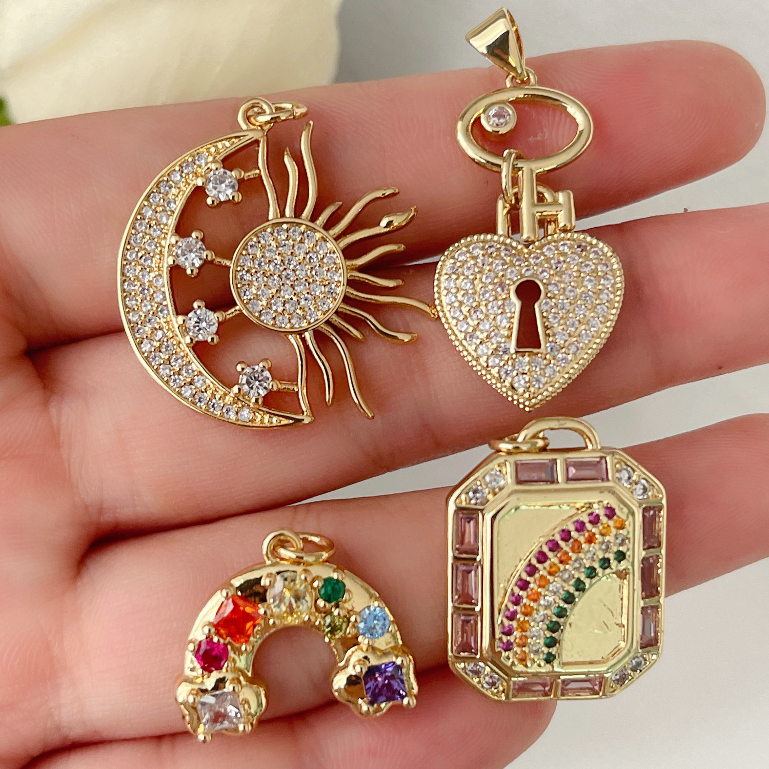 Star Moon Charm