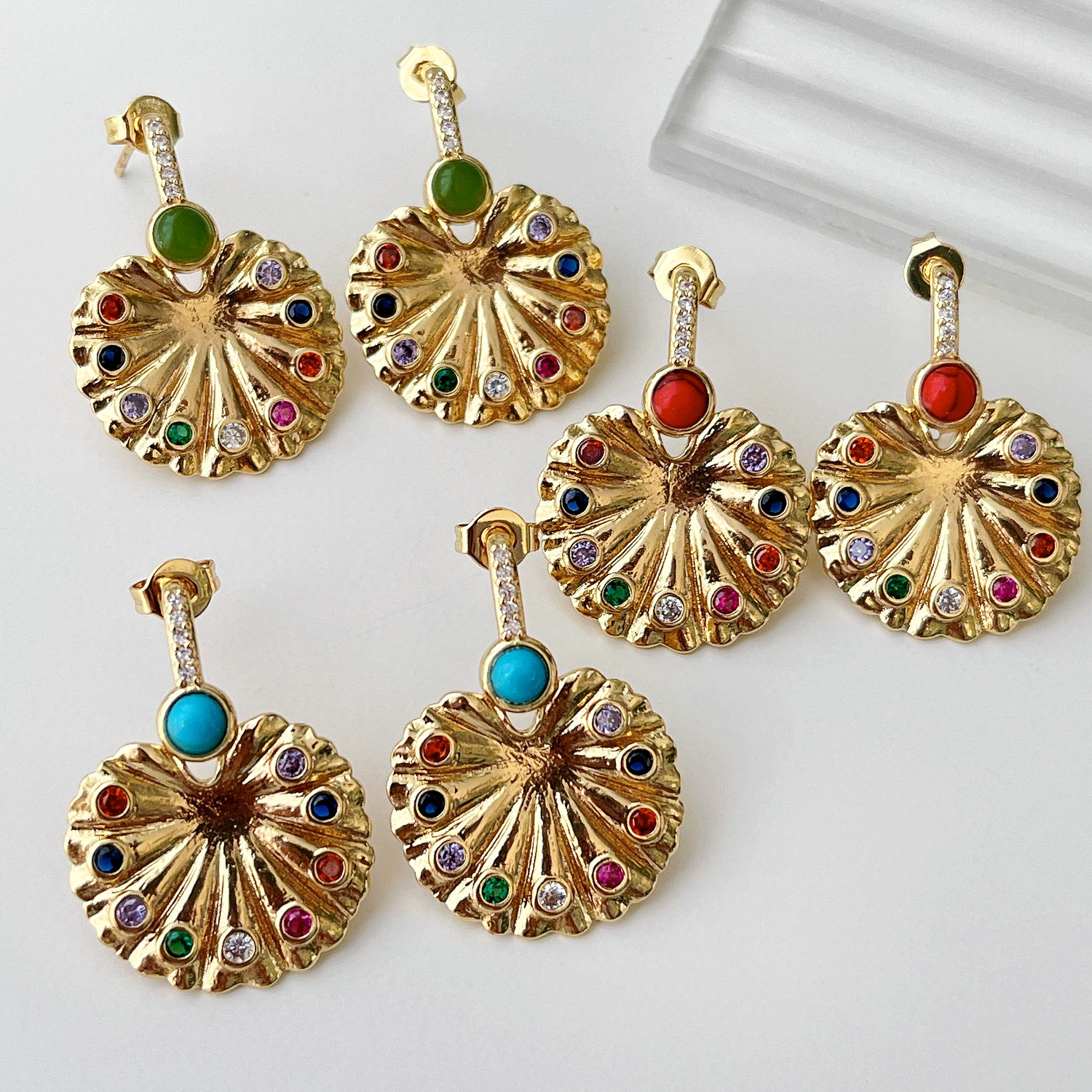 Lotus Leaf Earrings