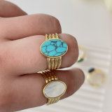 Oval Shape Adjustable Ring