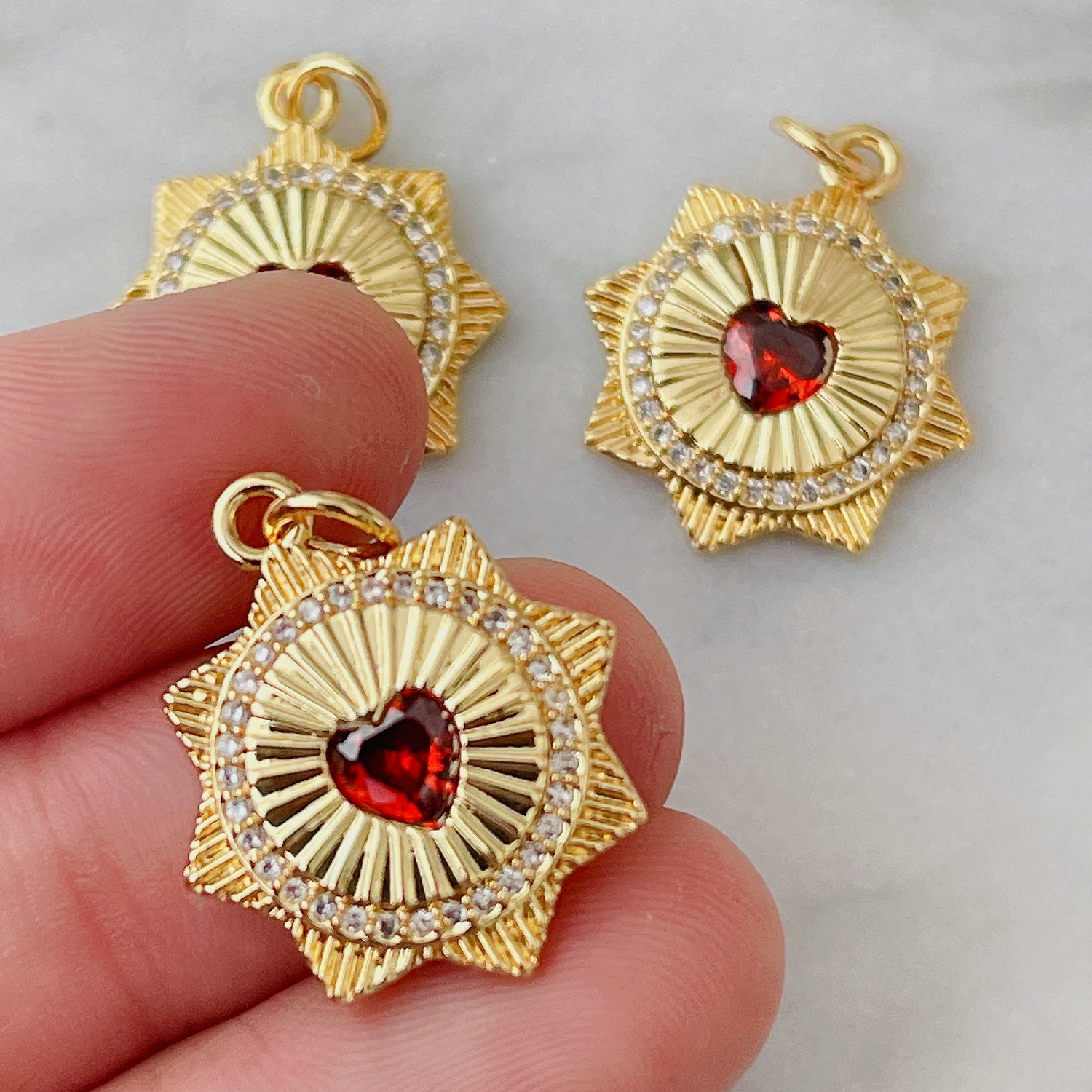 Red Heart Charm