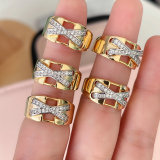 Silver Cross Adjustable Ring