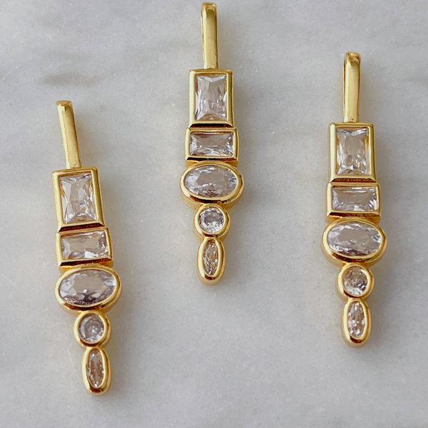 ZIrcon Pave Charm