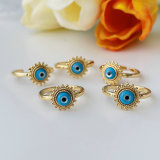 Blue Eye Adjustable Ring