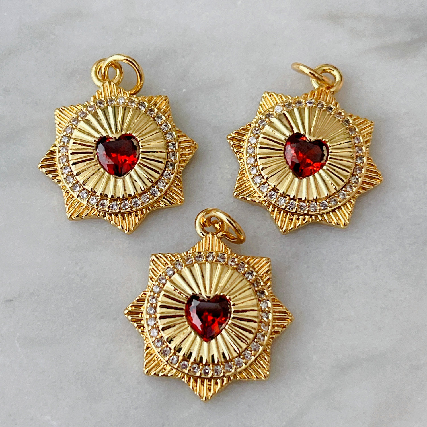 Red Heart Charm