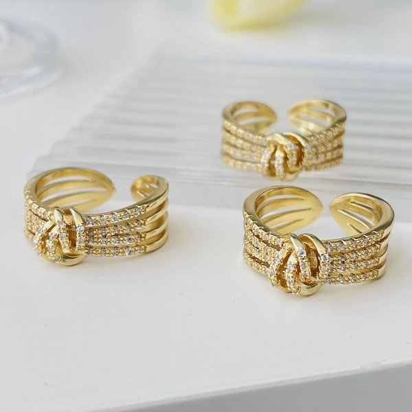 Knot Adjustable Ring