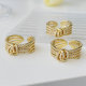 Knot Adjustable Ring