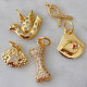 Pave Bone Star Birds... Pendant