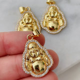 Pave Maitreya Buddha Charm