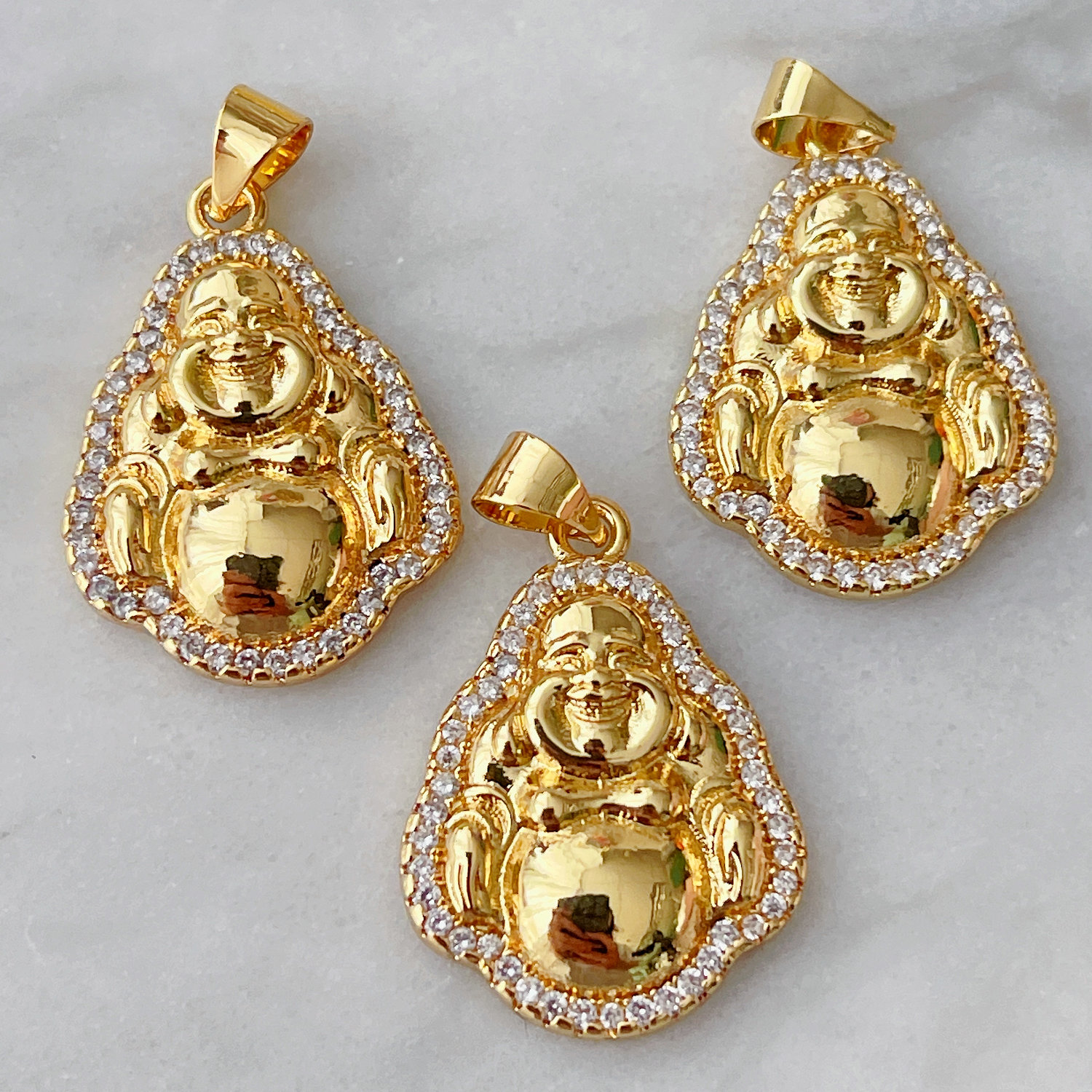 Pave Maitreya Buddha Charm