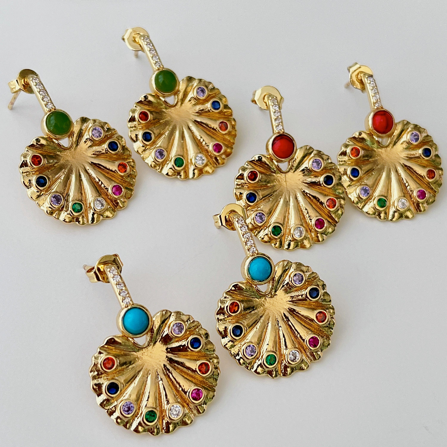 Lotus Leaf Earrings