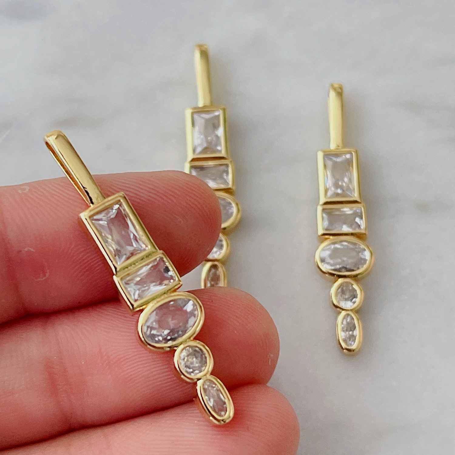 ZIrcon Pave Charm