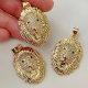 Pave Lion Charm