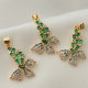 Green Butterfly Charm