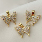 White Butterfly Charm