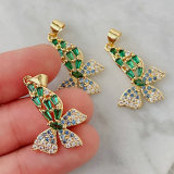 Green Butterfly Charm