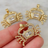 Pave Crab Charm