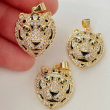 Black Pave Tiger Charm