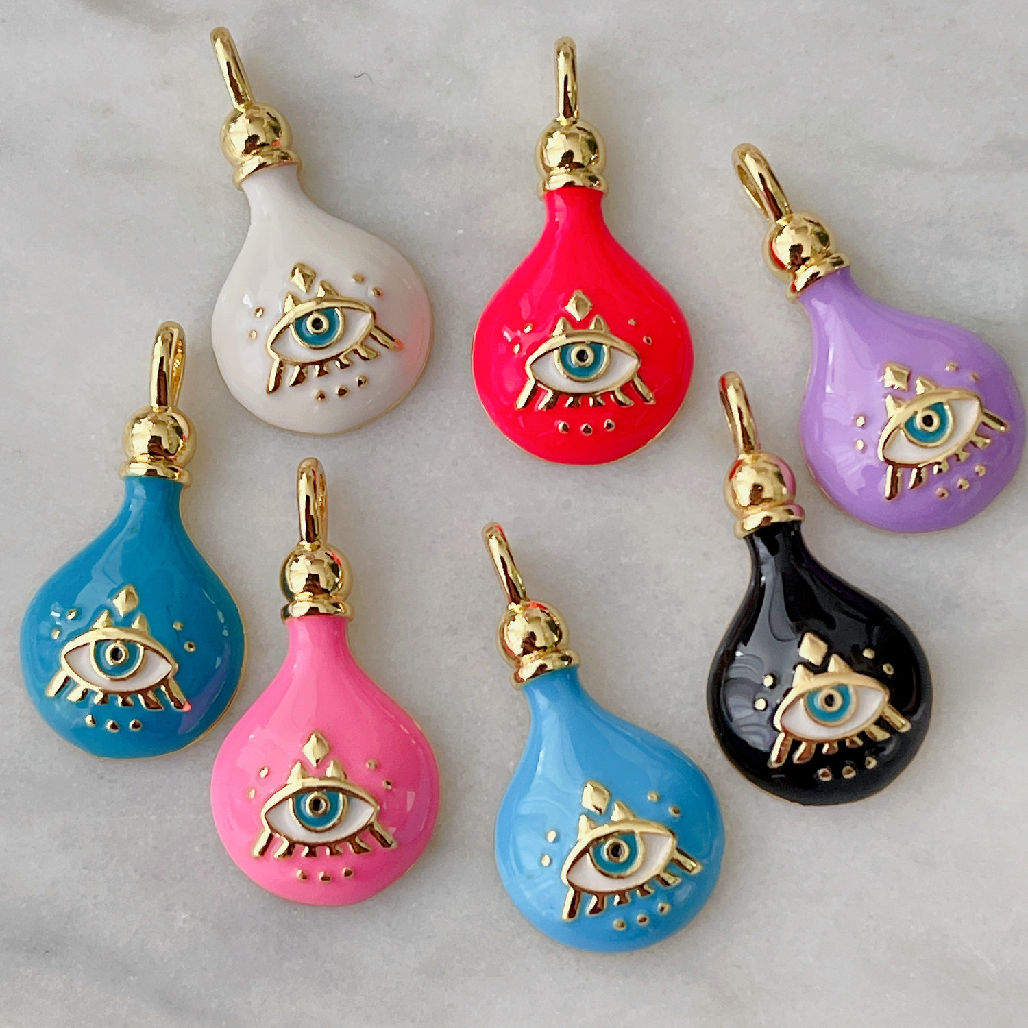 Enamel Eye Charm