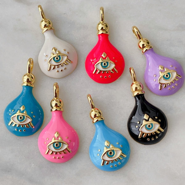 Enamel Eye Charm
