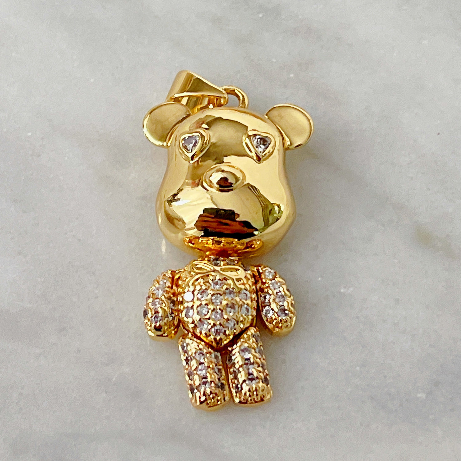 Pave Bear Charm