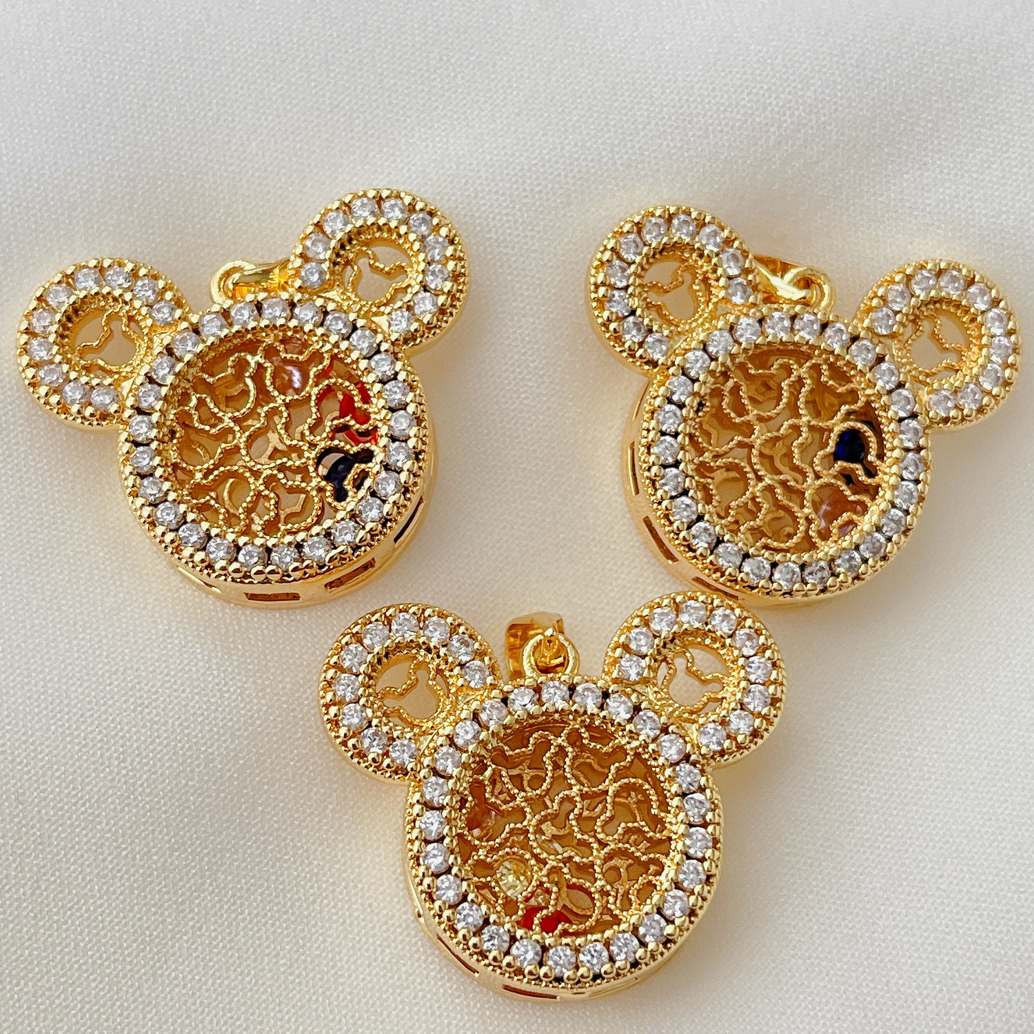 Golden Mickey Mouse Charm