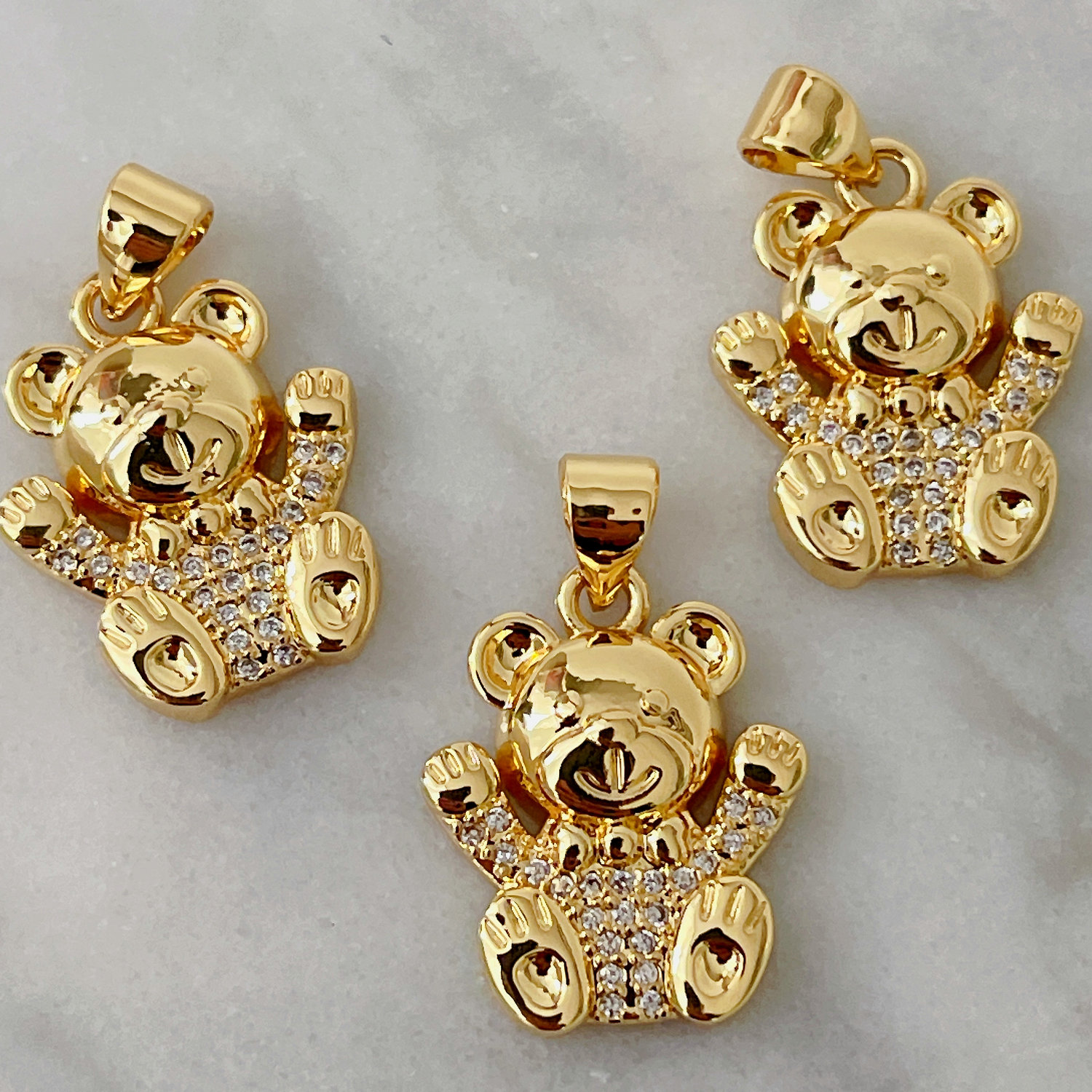 Metal Bear Charm