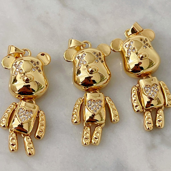 Movable Bear Pendant