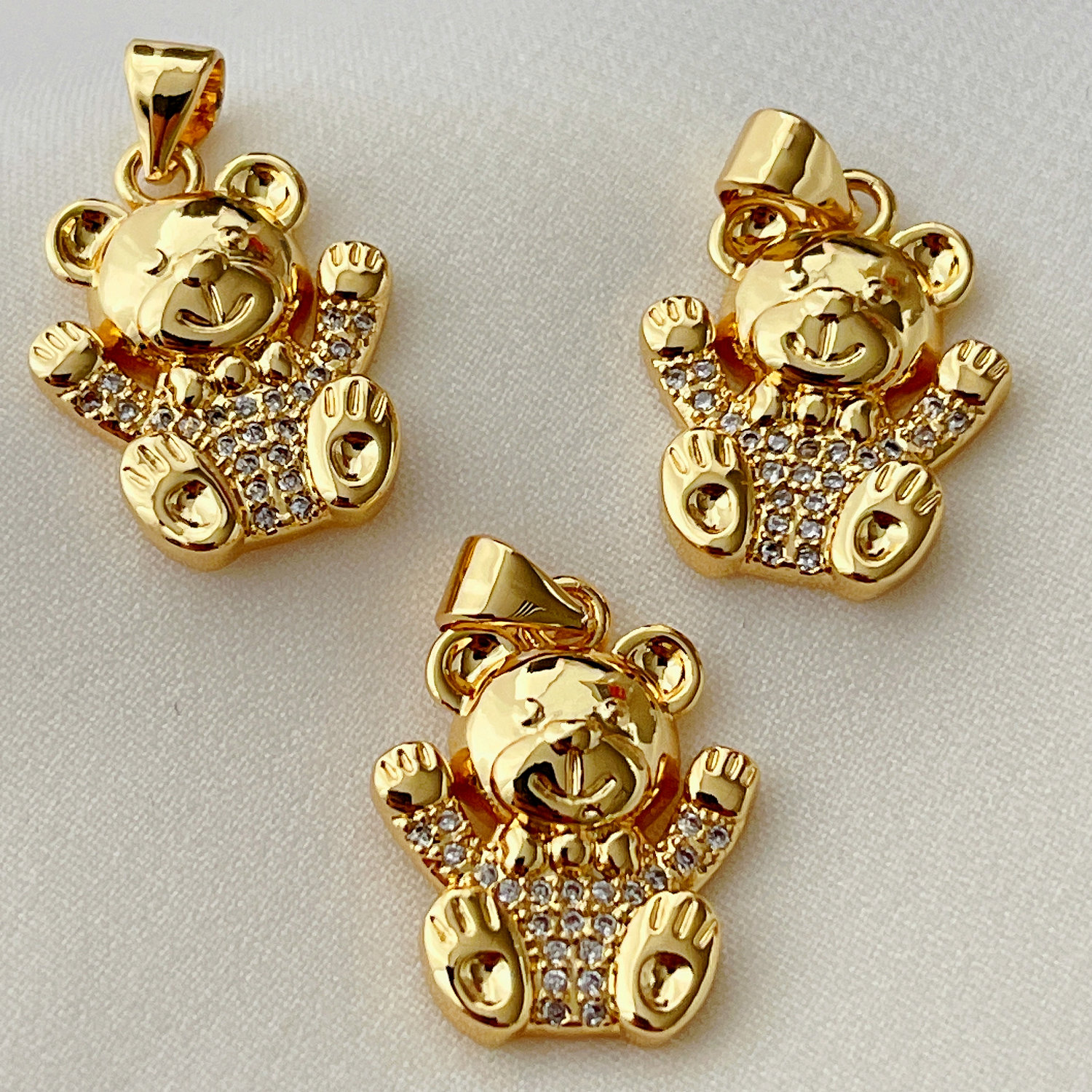 Metal Bear Charm