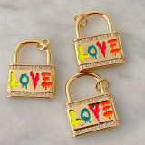 Colorful Love Bag Charm