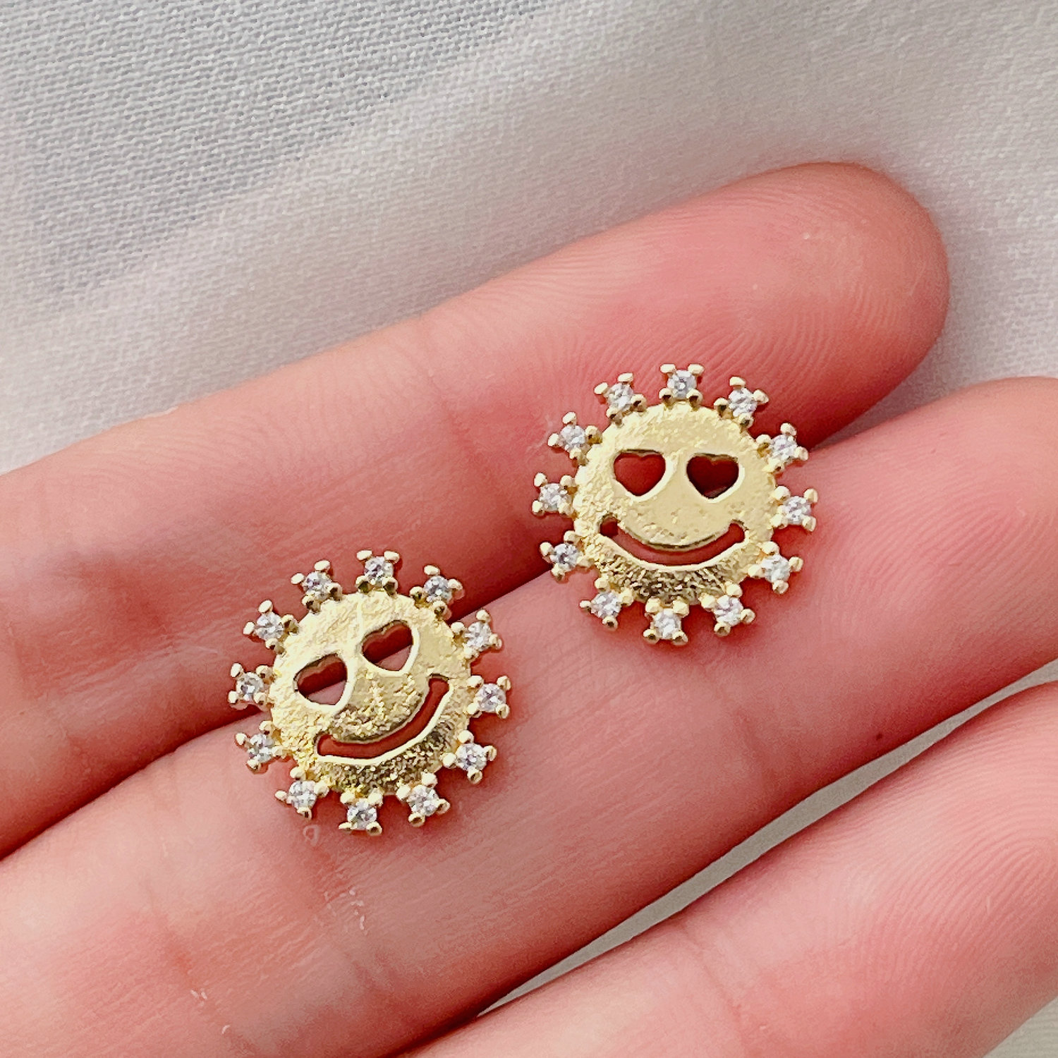 Sunflower Happy Earrings