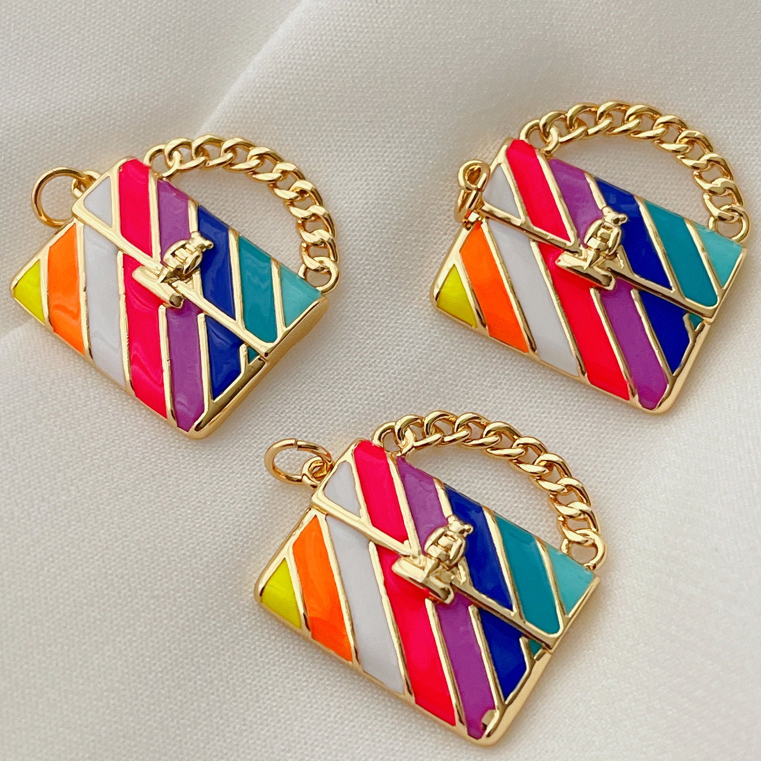 Rainbow Bag Charm