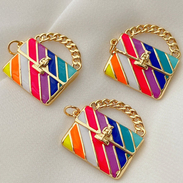 Rainbow Bag Charm