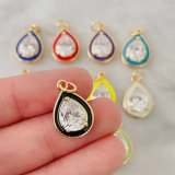 Water Drop Enamel Charm