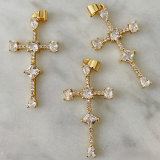 Pave Cross Charm