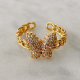 Pave Butterfly Ring