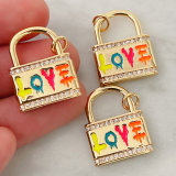 Colorful Love Bag Charm