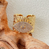 Wide eye ring