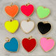 Small Heart Enamel Charm